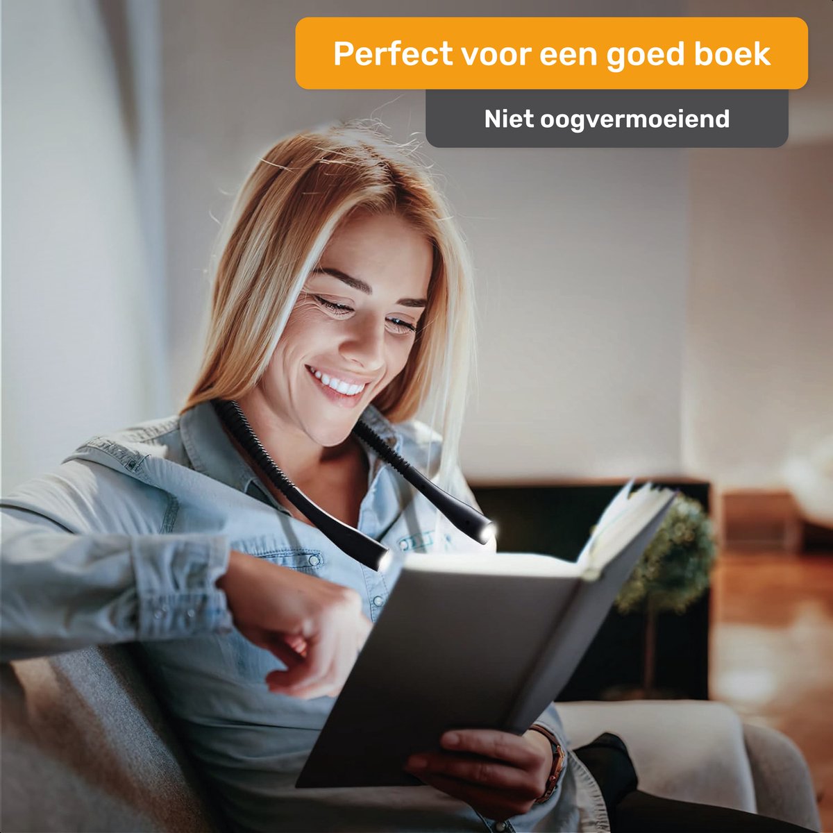 Neklamp voor in bed - Draadloos