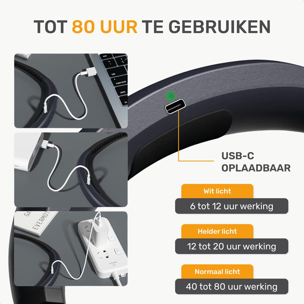 Neklamp voor in bed - Draadloos