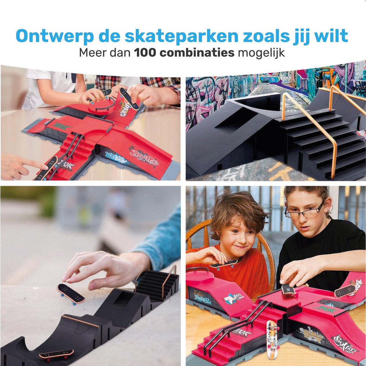 Jespro MEGA Set Fingerboard skatepark - 12 Ramps