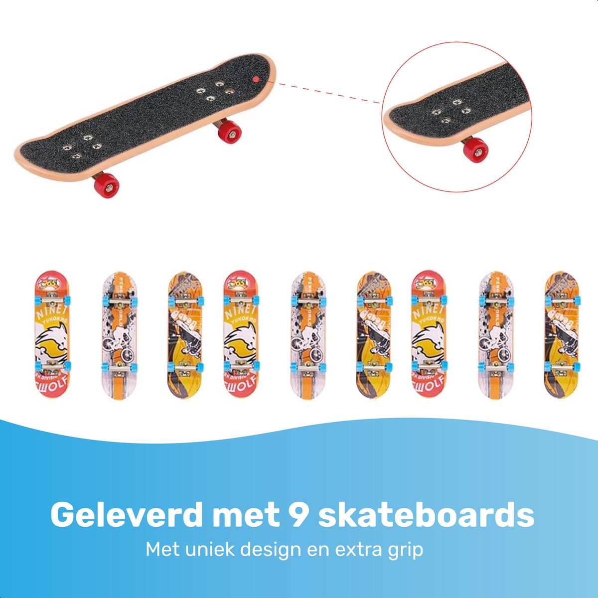 Jespro MEGA Set Fingerboard skatepark - 12 Ramps