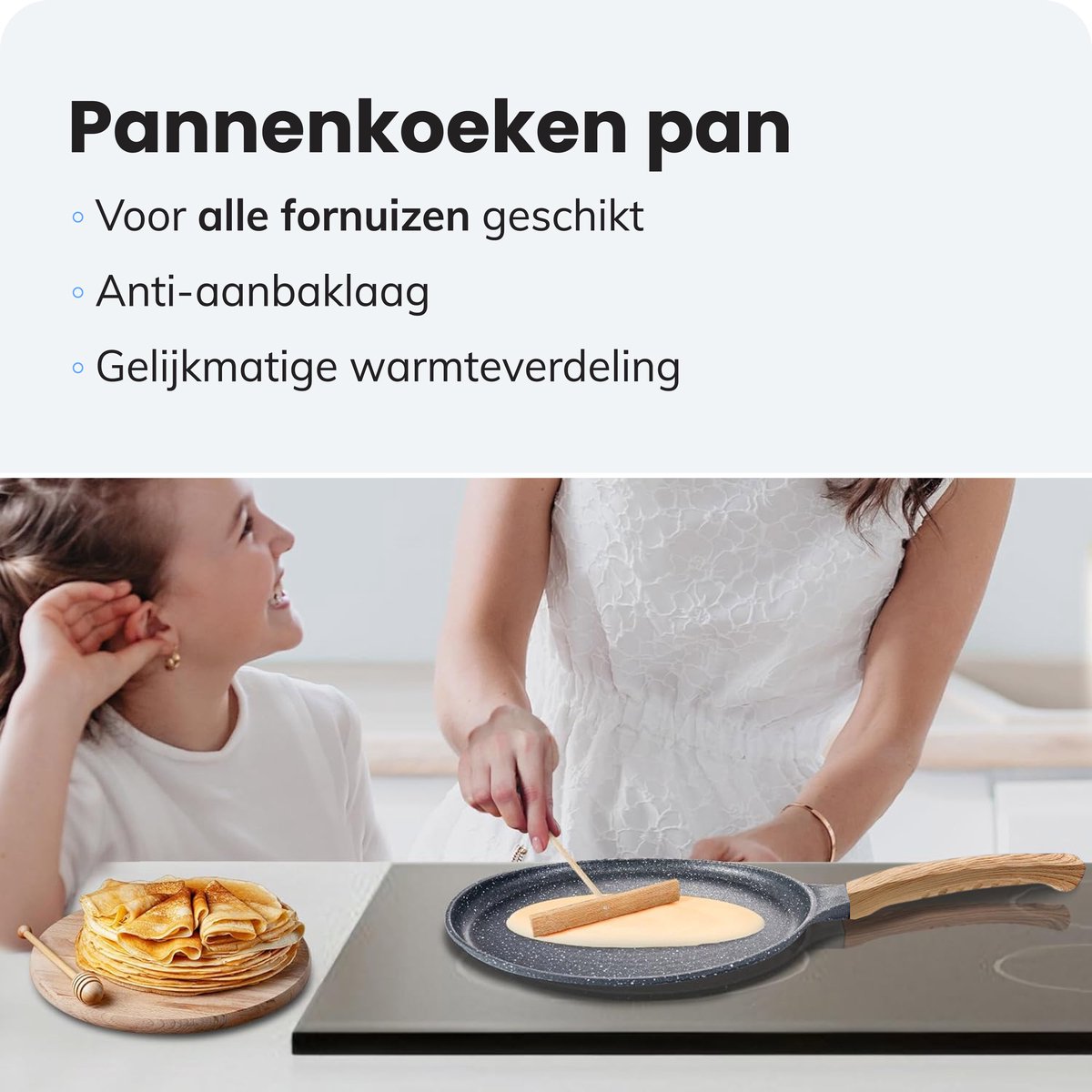 Luft Pannenkoekenpan - Ook voor inductie