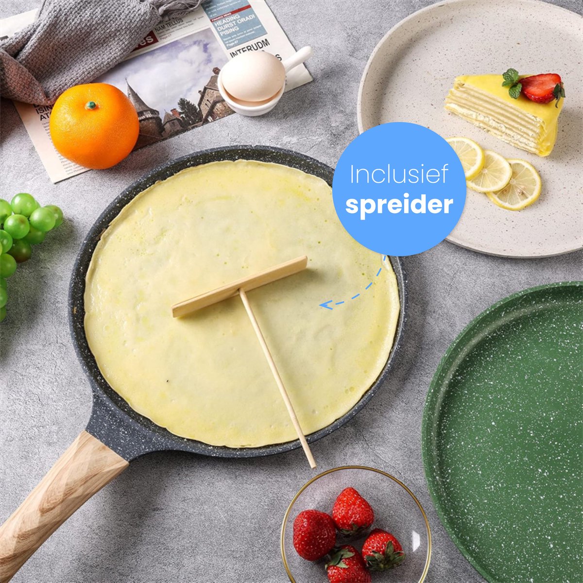 Luft Pannenkoekenpan - Ook voor inductie