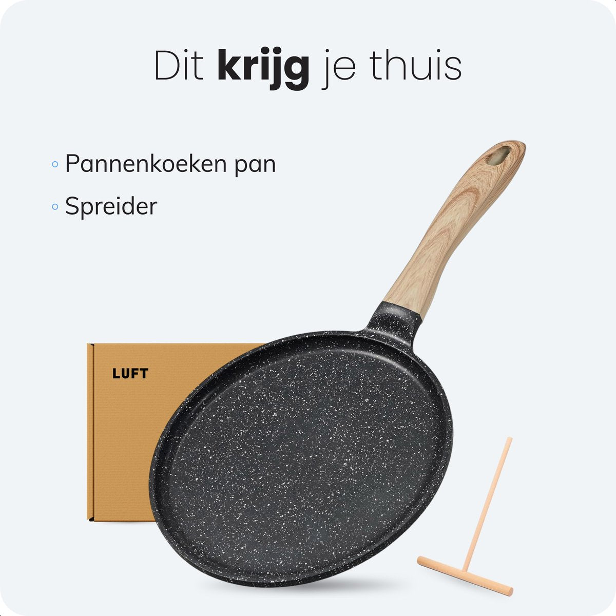 Luft Pannenkoekenpan - Ook voor inductie