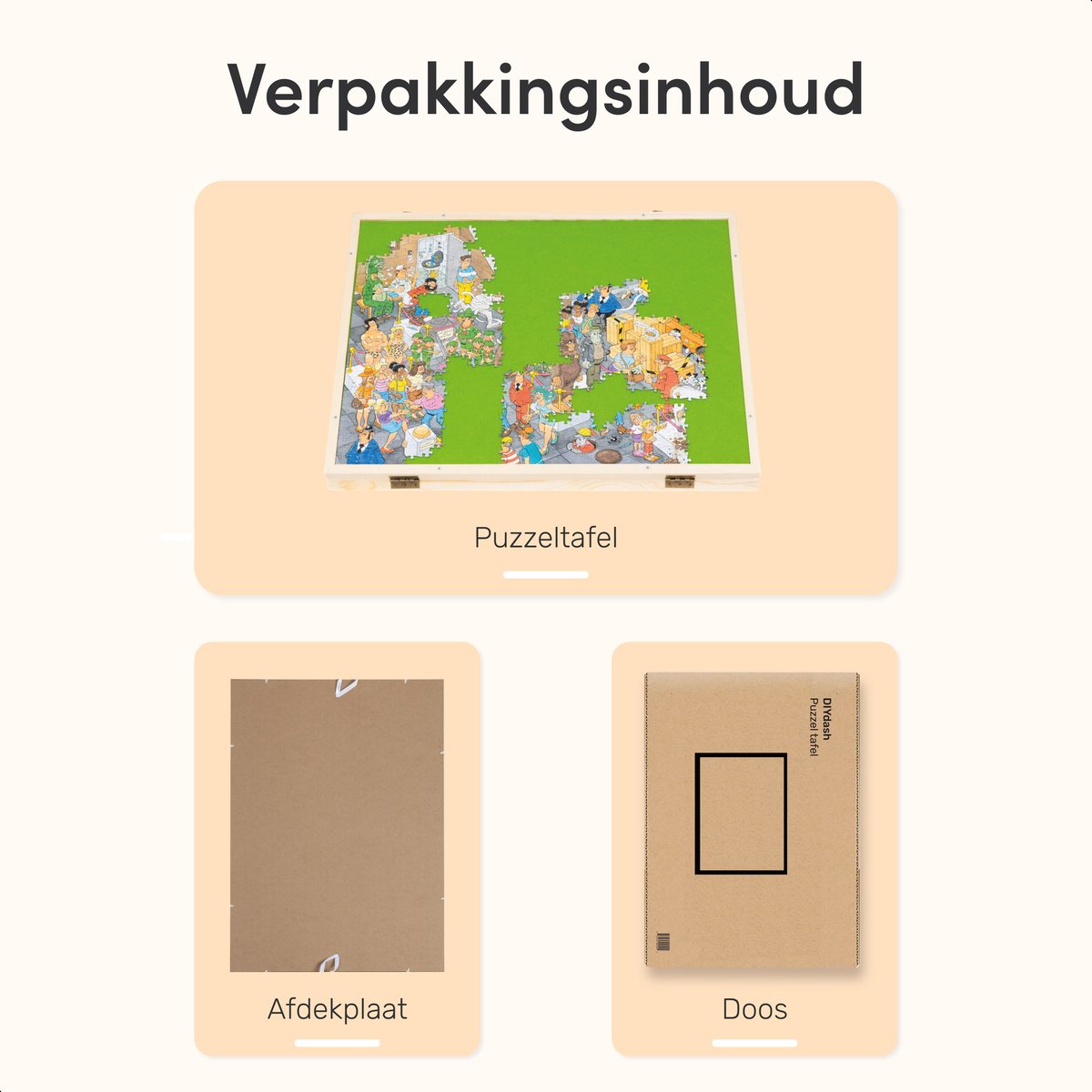 Diydash Puzzelbord - Verstelbaar