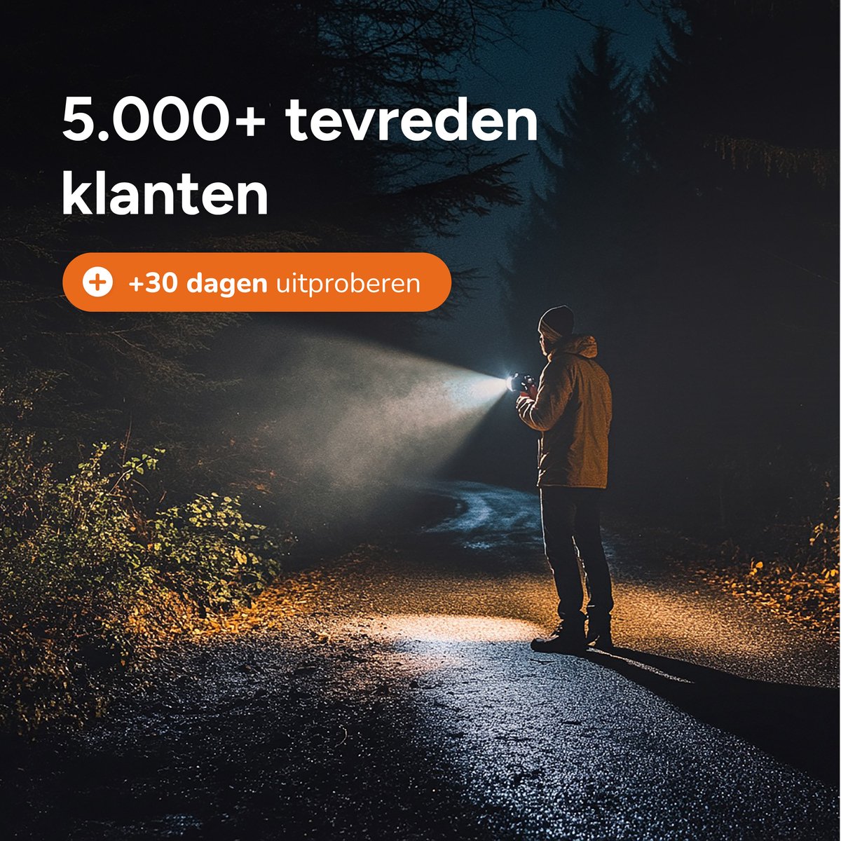 Zaklamp LED oplaadbaar - incl batterijen