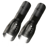 Zaklamp LED oplaadbaar - 2 stuks - incl batterijen