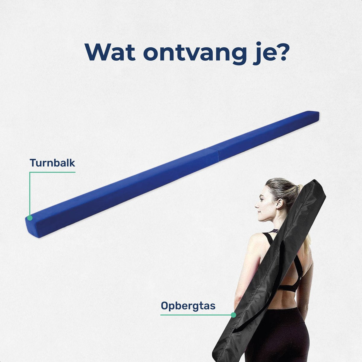 ProSkill Turnbalk - Evenwichtsbalk - Voor thuis