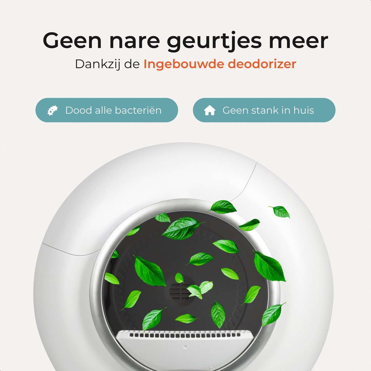 Zelfreinigende kattenbak - Inclusief App - Skoov