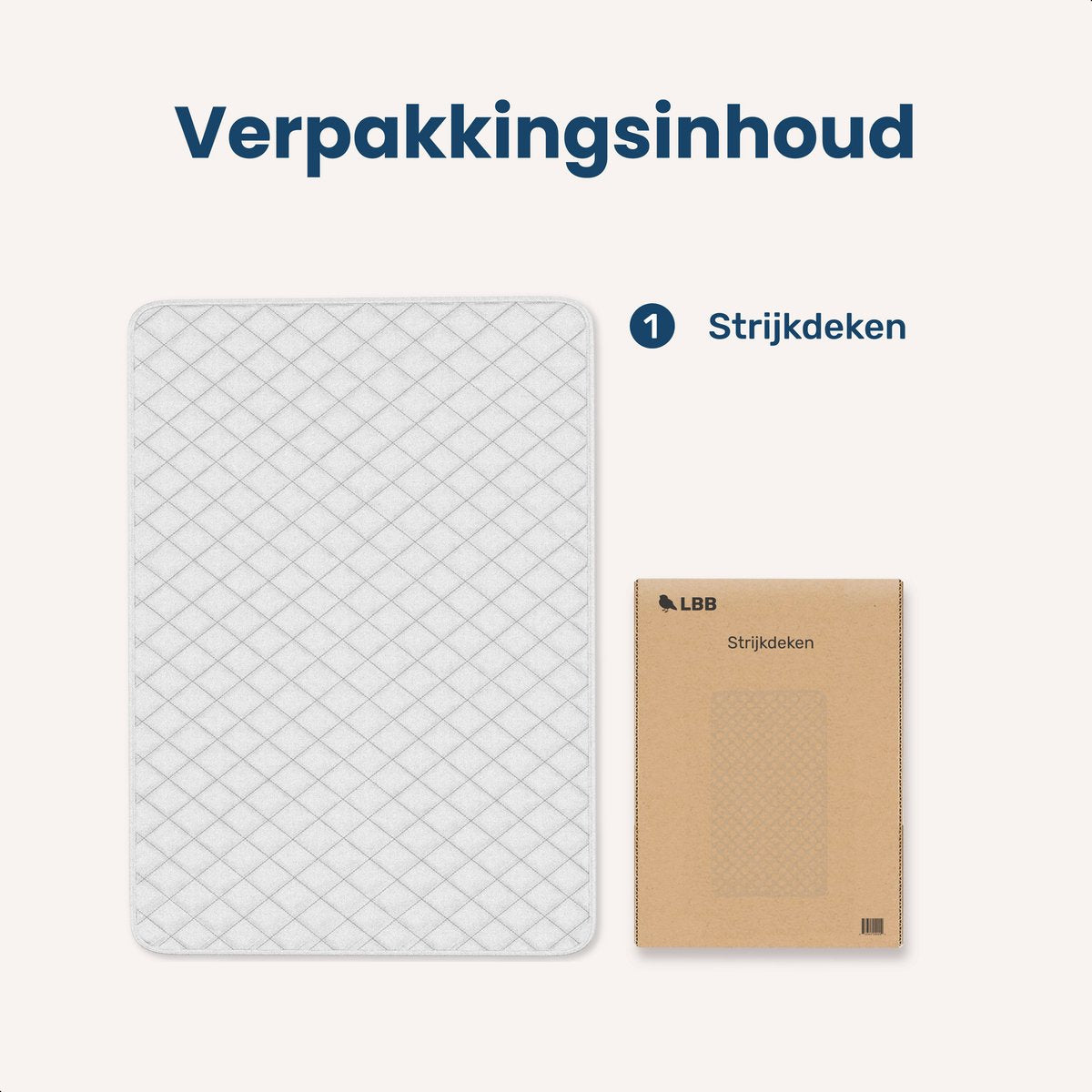 Strijkdeken - 60x55 cm