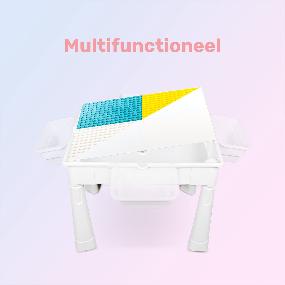 3-in-1 - Speeltafel - Voor - Magnetisch zand