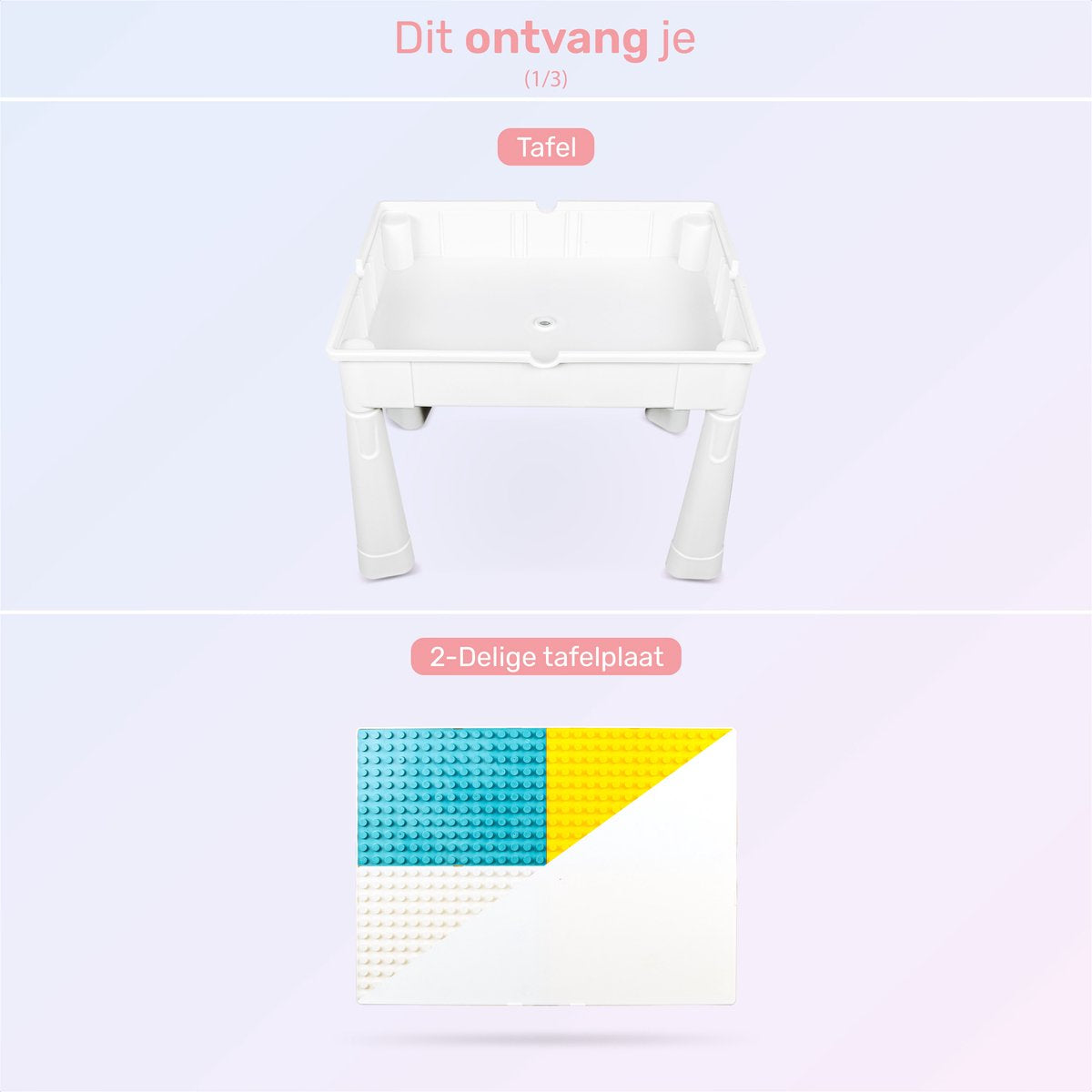 3-in-1 - Speeltafel - Voor - Magnetisch zand