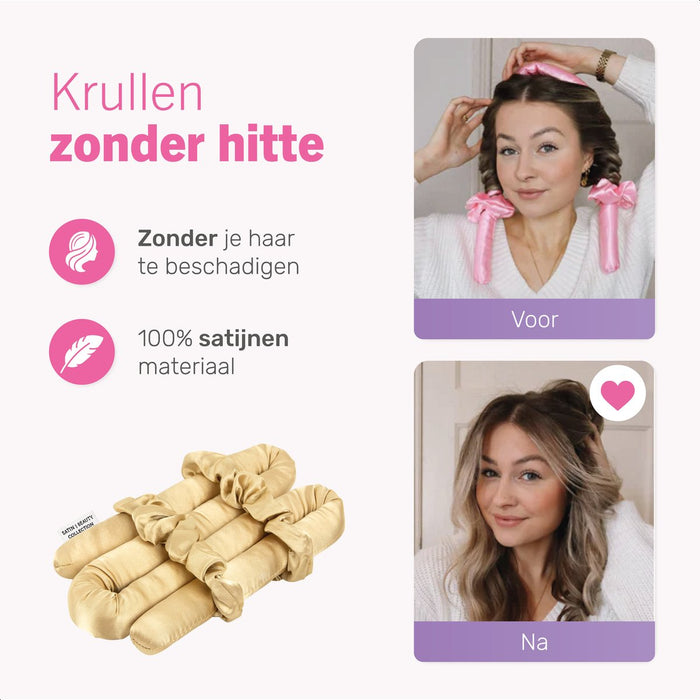 Soft & Silky Heatless curls - Satin