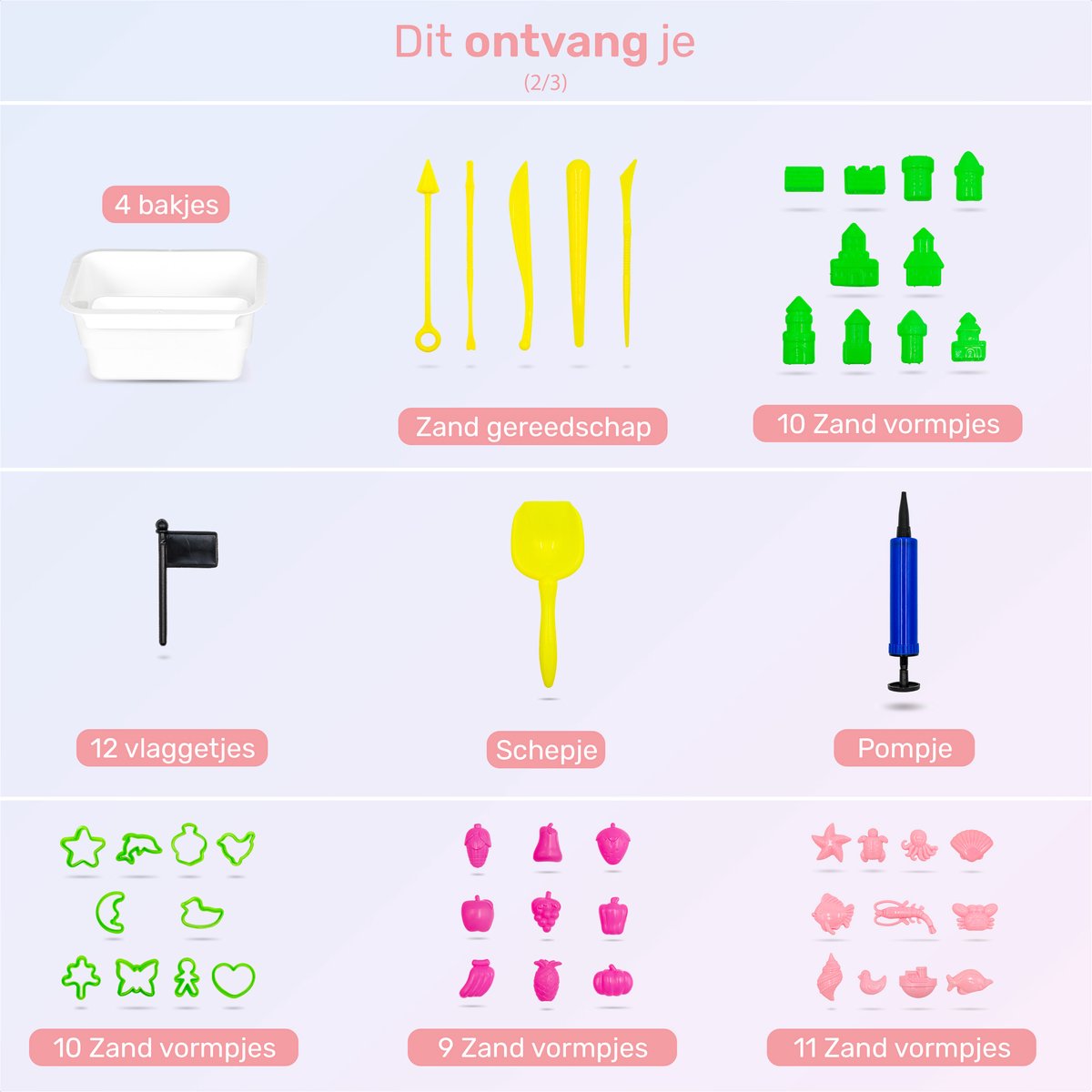 3-in-1 - Speeltafel - Voor - Magnetisch zand