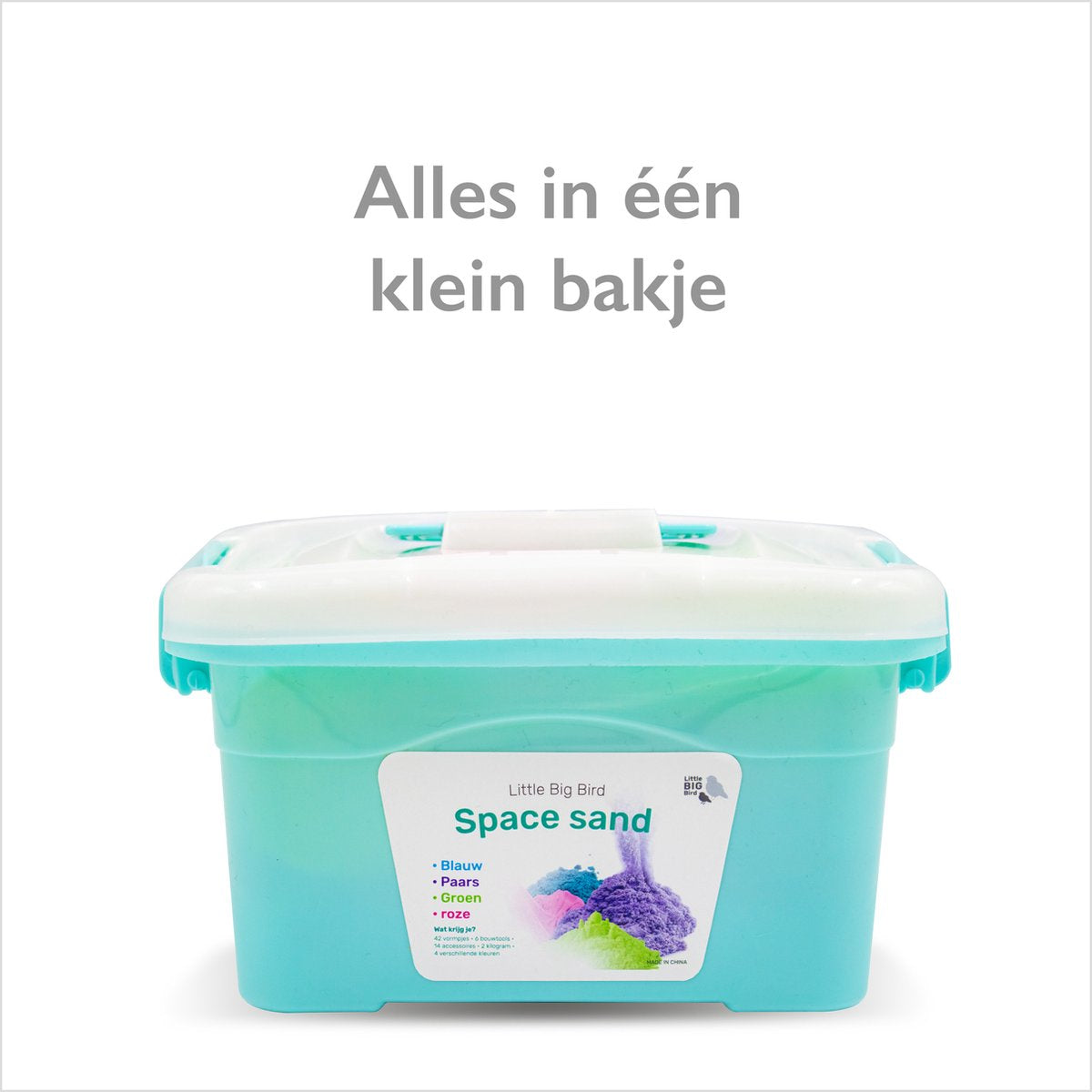 LBB - Magnetisch zand - 2KG - 5 kleuren