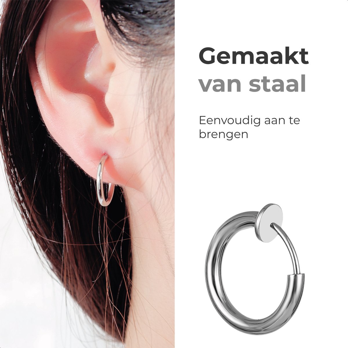 LBB Fake septum - Zilver - Irritatie vrij