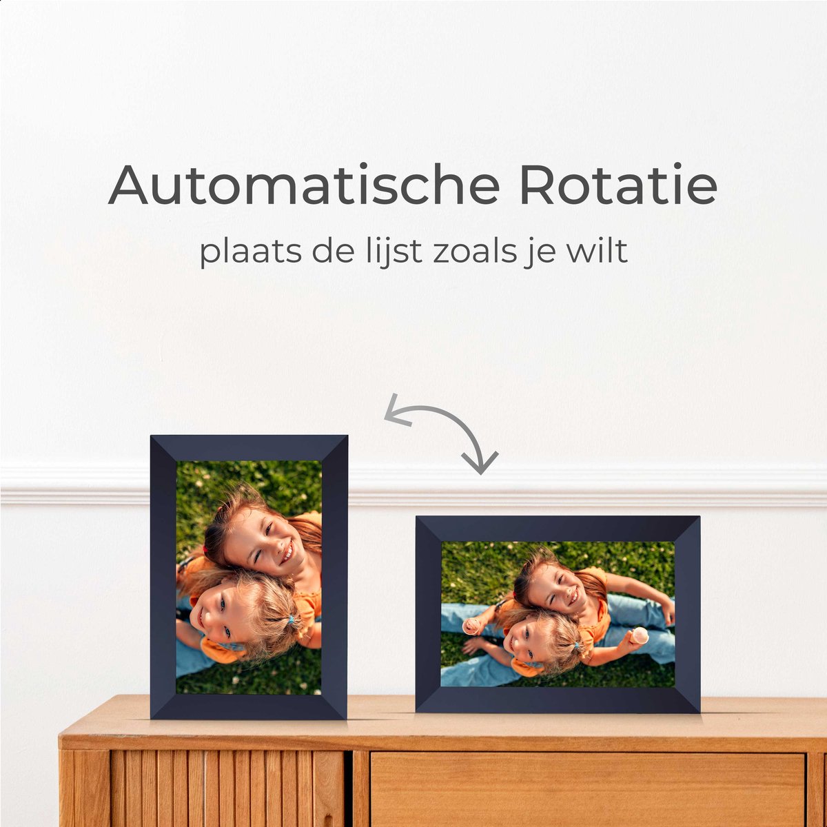 Skoov Digitale Fotolijst - 10.1 inch HD - Met Wifi - Inclusief Frameo app