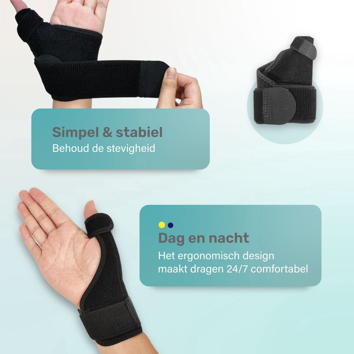 Vingerspalk - Voor duim - Onze size