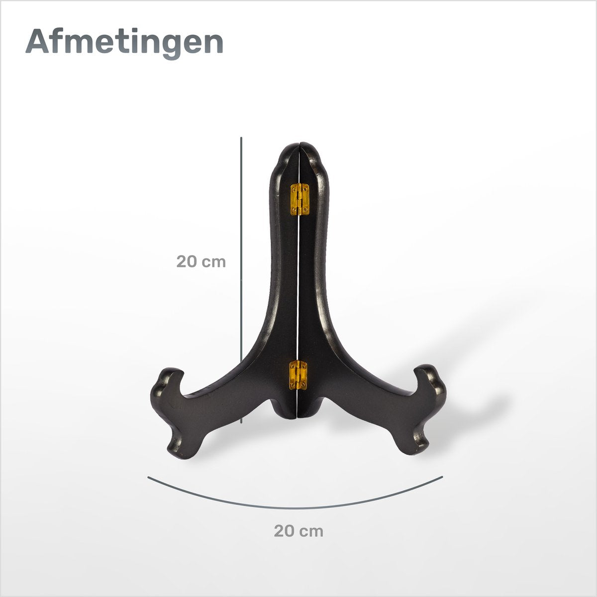 Houten borden display - Borden tot 27cm hoog