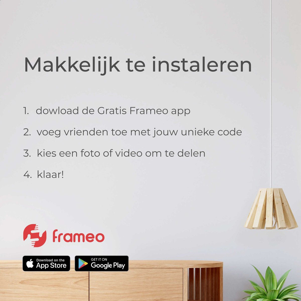 Skoov Digitale Fotolijst - 10.1 inch HD - Met Wifi - Inclusief Frameo app