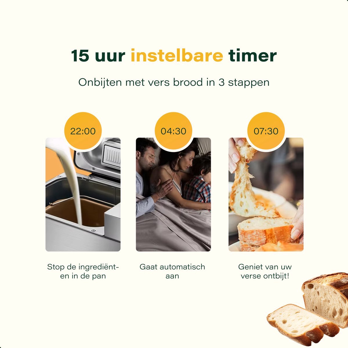 Skoov BroodbakMachine - 19 programma's