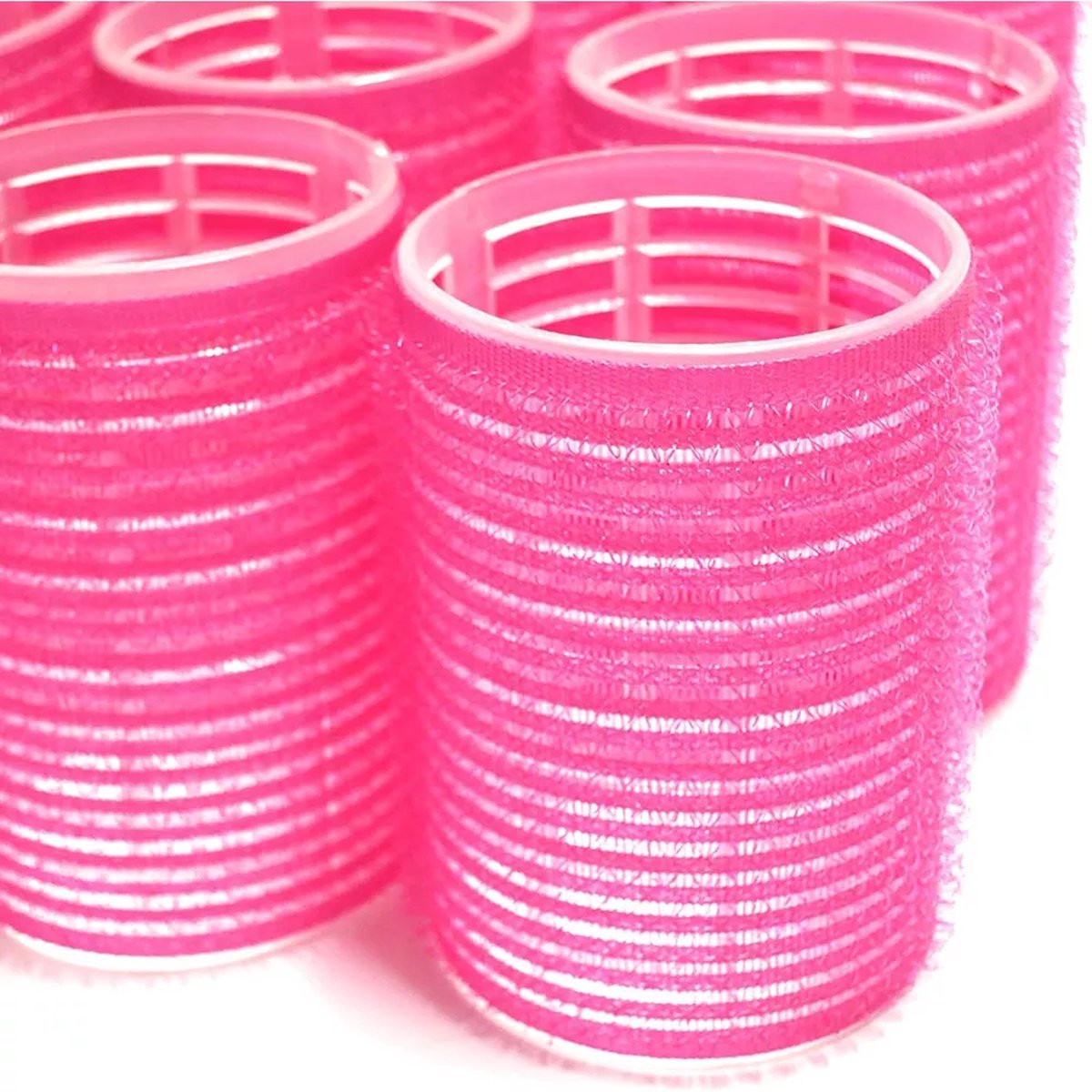 Krulspelden - 12 pack - Incl. 20 klemmen - Kleefrollers - Zelfklevend - Heatless Curls - Haar - Rollers - Hair curler - Krullen zonder hitte - Groot