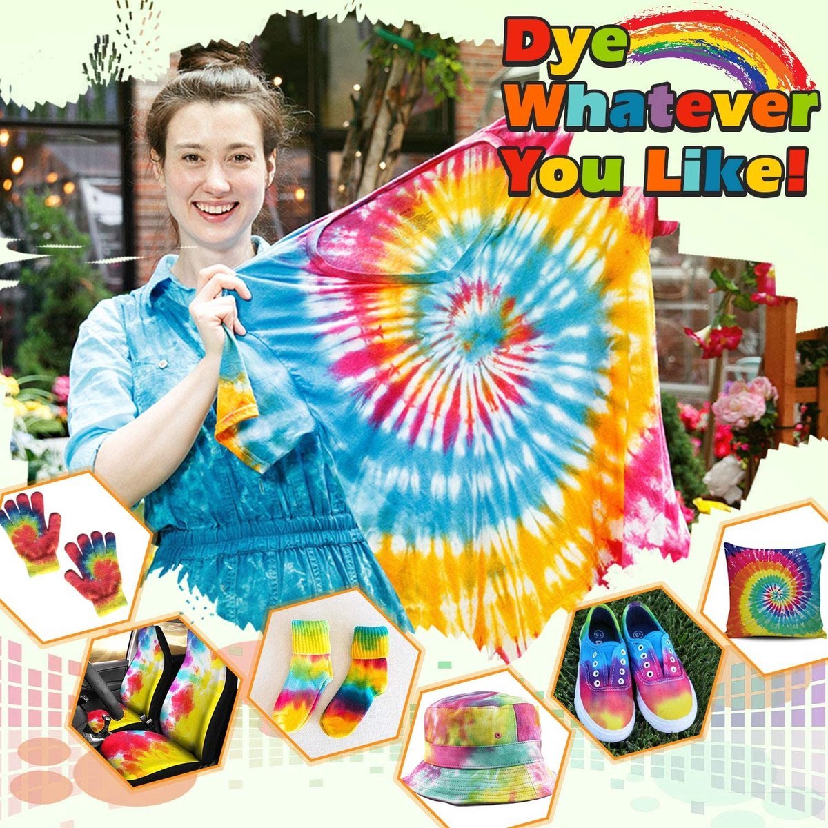 LBB - Tie Dye Diy Kit - 26 kleuren