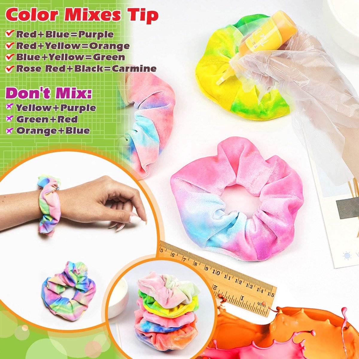 LBB - Tie Dye Diy Kit - 26 kleuren