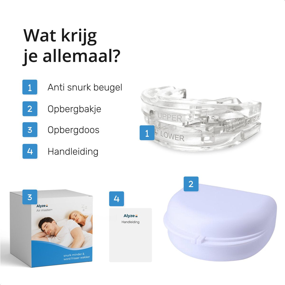 Airmaster Anti Snurk Beugel - Verstelbaar