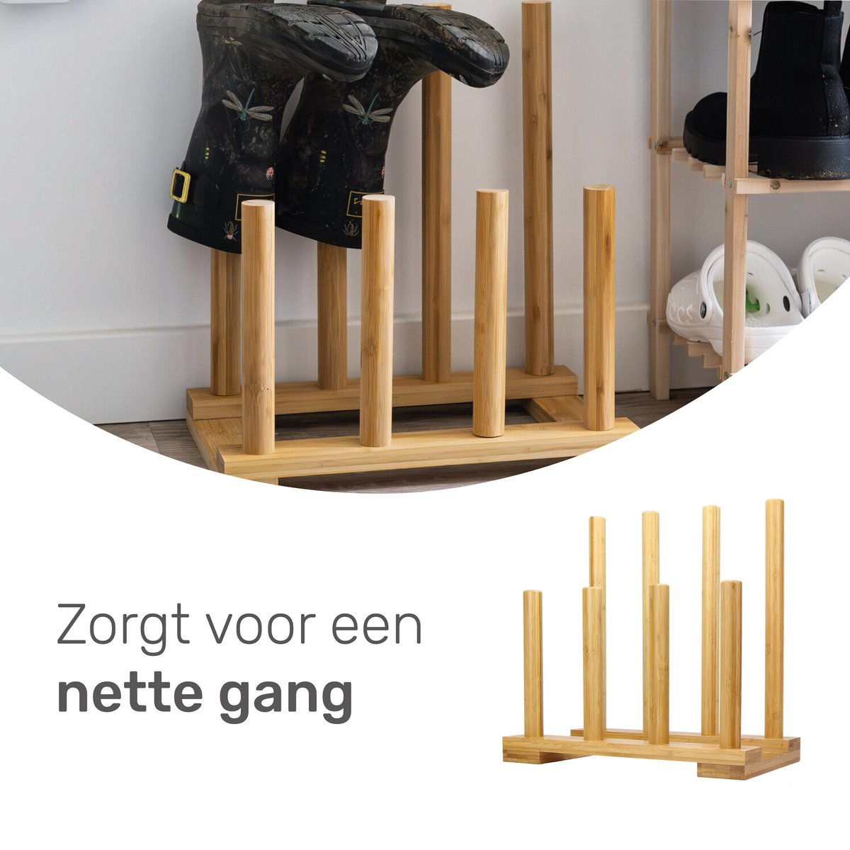 Laarzenrek - Voor 4 paar - Schoenen