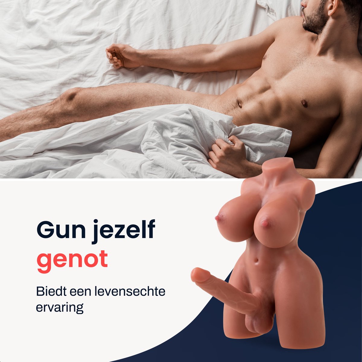 Jespro Shemale sexpop - Levensecht - 100% BPA vrij
