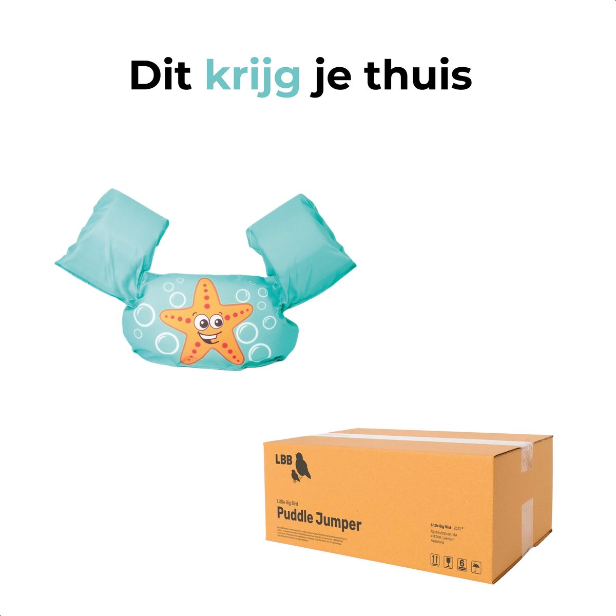 Qwali Star Zwemvest - 2 - 6 jaar - 15-30 kg - Zwembandjes