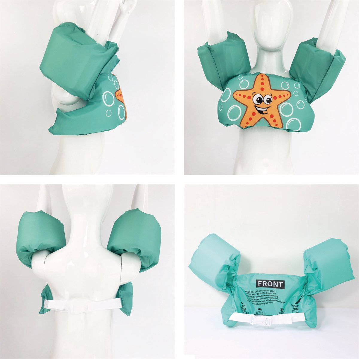 Qwali Star Zwemvest - 2 - 6 jaar - 15-30 kg - Zwembandjes
