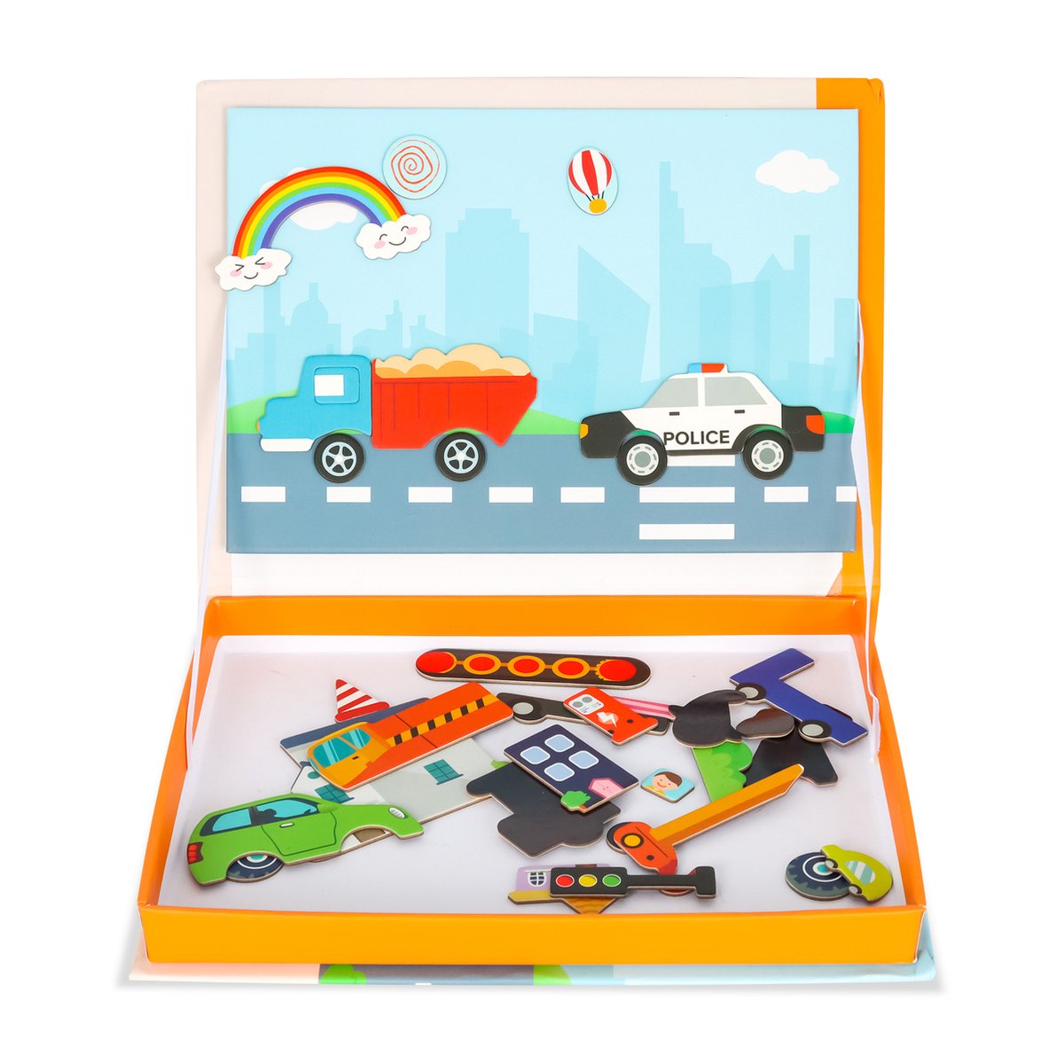 Magneetboek - Politie - 38 magneten