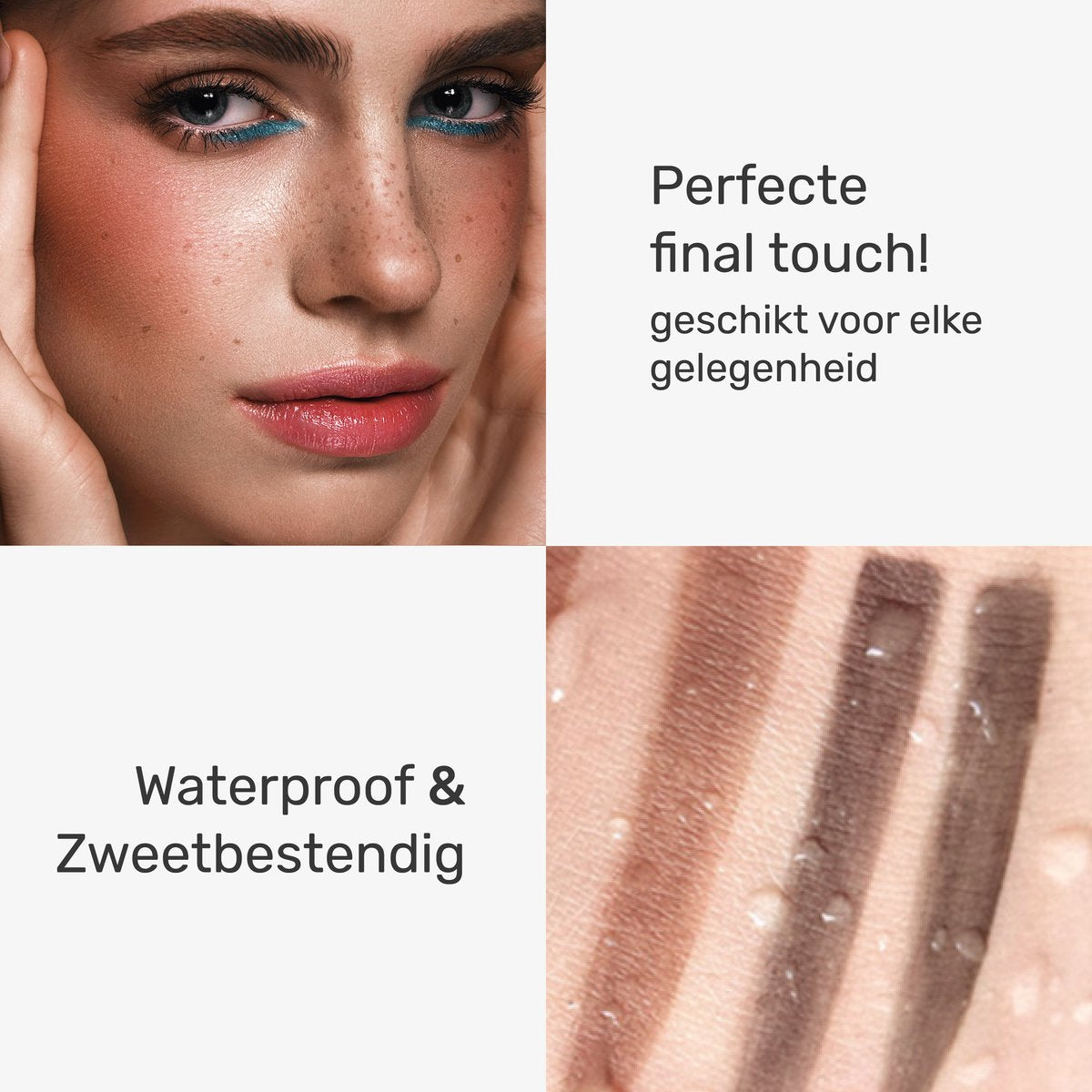 Wenkbrauw stempel - incl. 20 sjablonen - Black