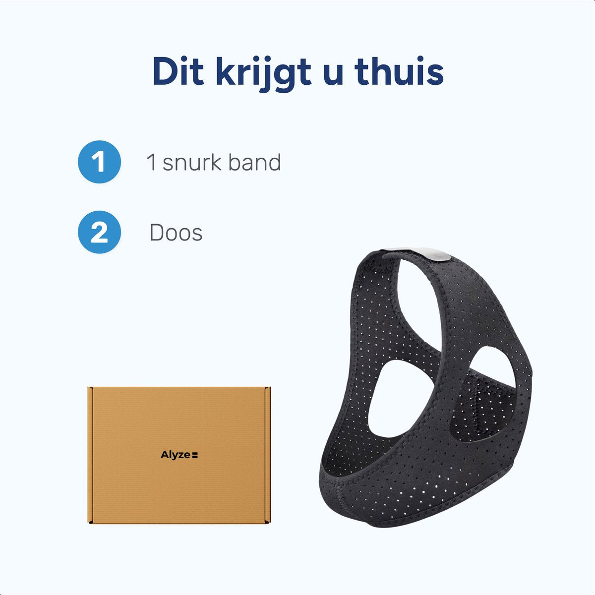 Anti snurk band - Verstelbaar