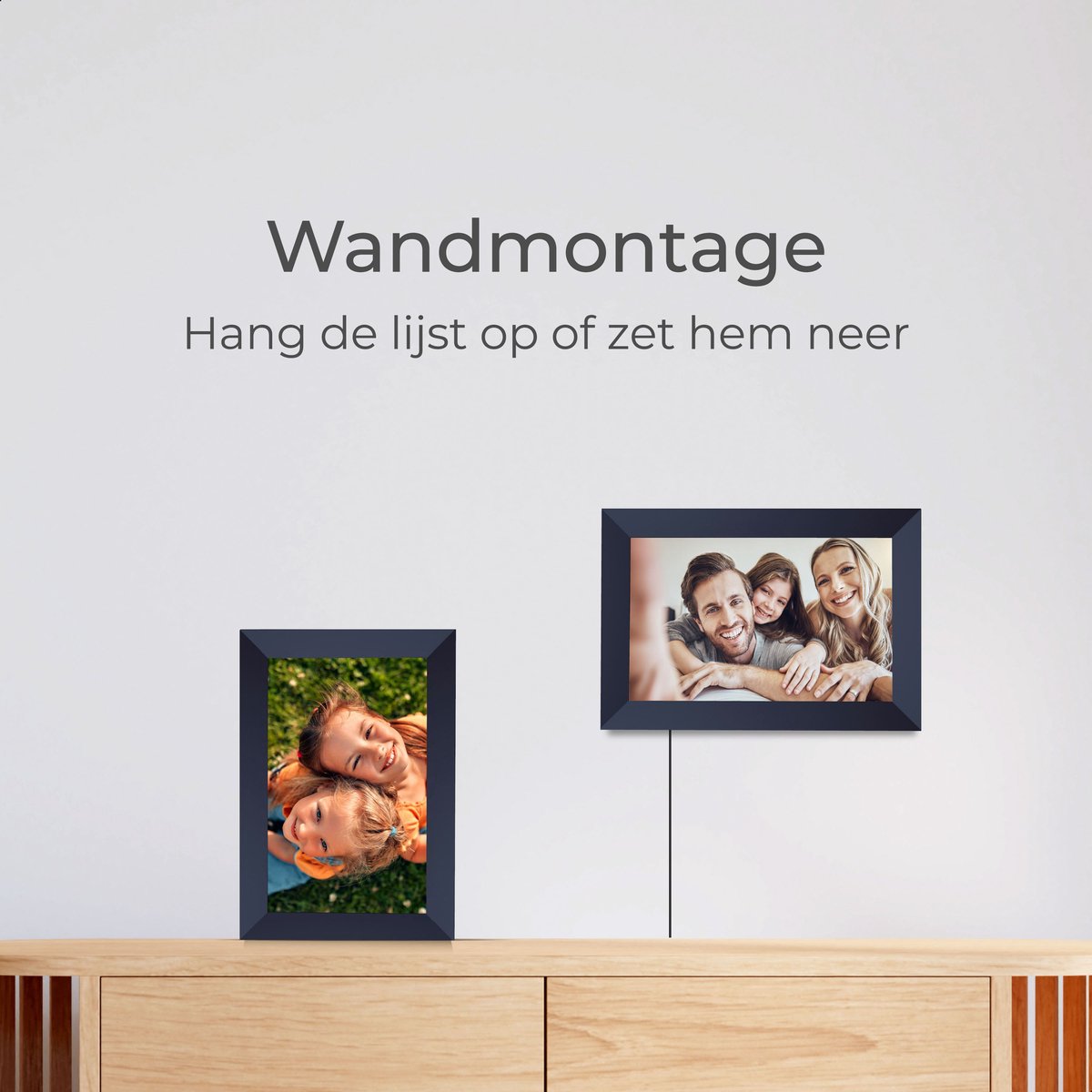 Skoov Digitale Fotolijst - 10.1 inch HD - Met Wifi - Inclusief Frameo app