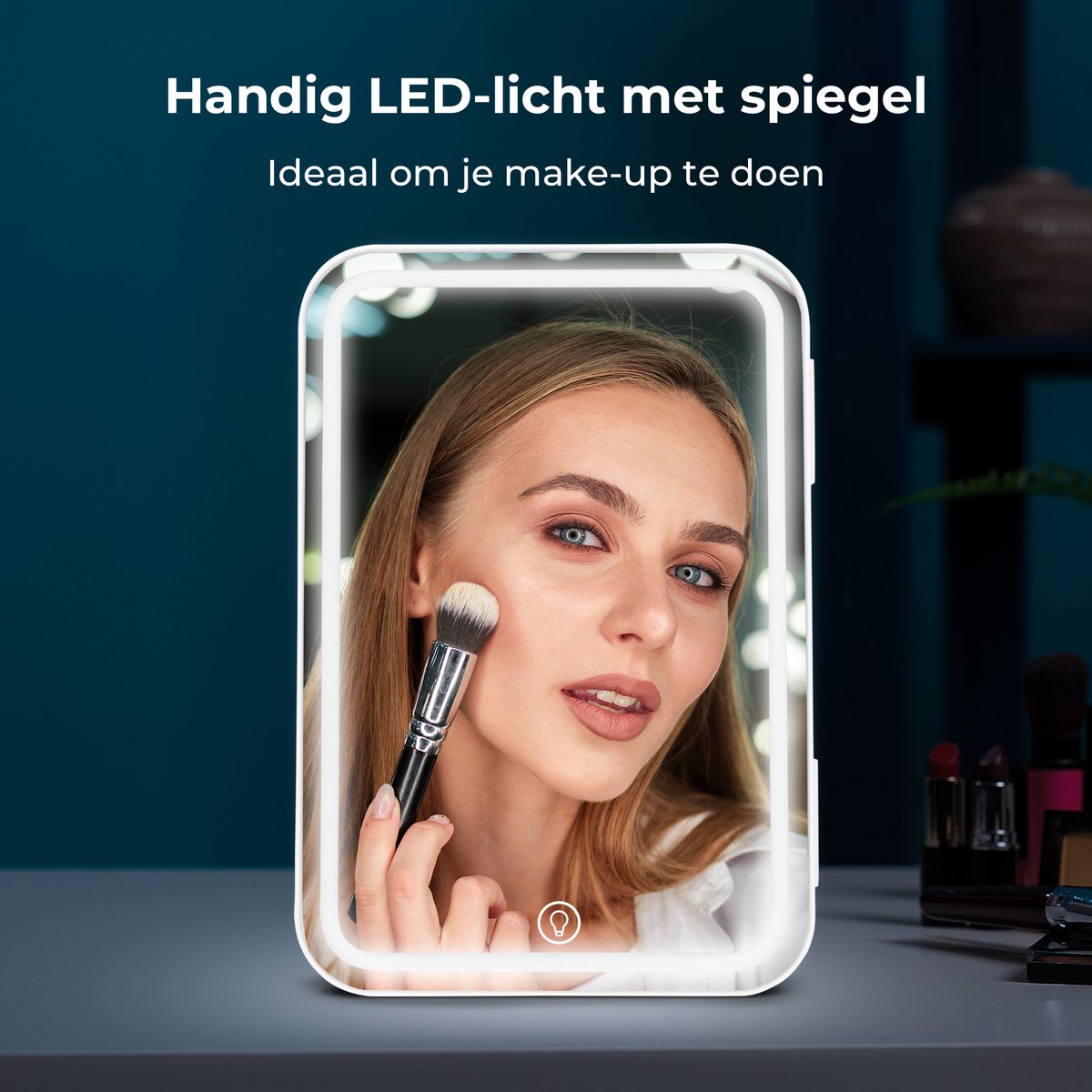 Soft & Silky Skincare fridge met Led spiegel - mini Koelkast