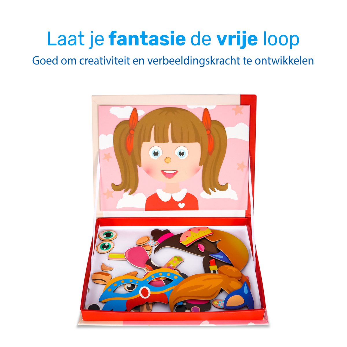 Magneetboek - Meisje - 42 magneten