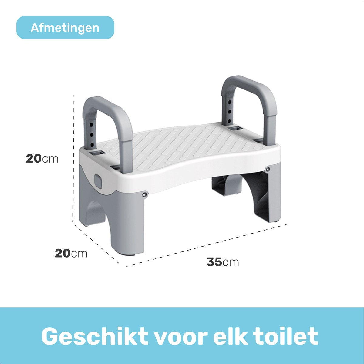 Qwali Toiletkrukje Ty Pot - Inklapbaar - Kinderen - Wc krukje voor de juiste houding - Squat