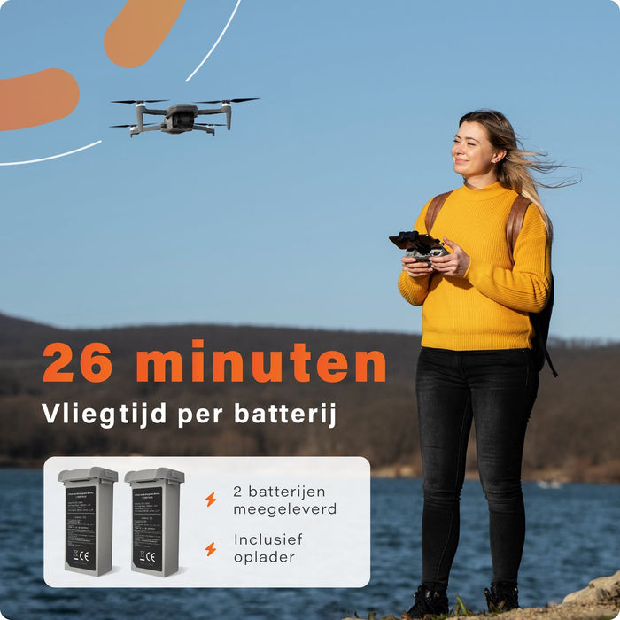 STELLARX Mini Drone Met 4K Camera - 3AXIS Gimbal