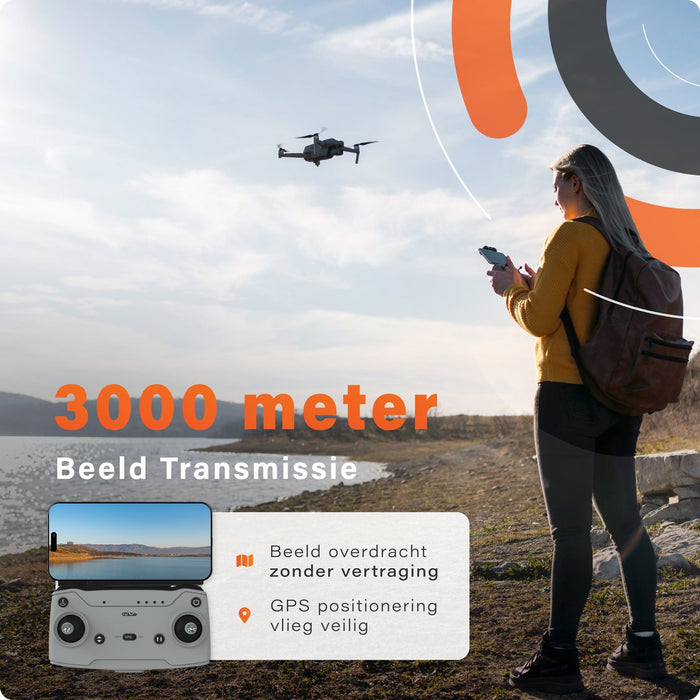 STELLARX Mini Drone Met 4K Camera - 3AXIS Gimbal