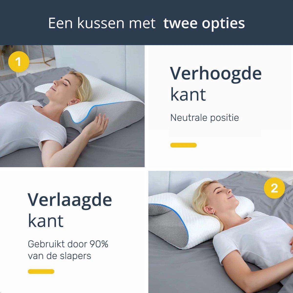 Anti-snoring pillow - For every sleeping position