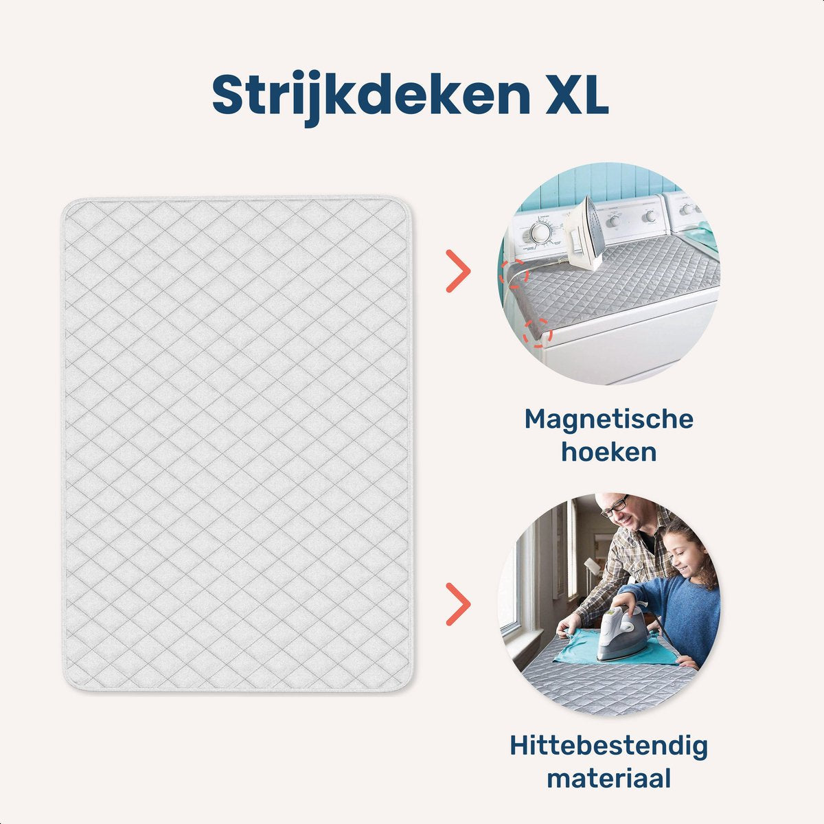 Strijkdeken - 60x55 cm