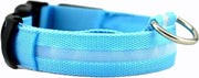 Lichtgevende Halsband LED Maat XL 42 - 56 cm USB Oplaadbaar Hondenhalsband Puppy Riem - Blauw Hond Dog Kat Kitten Cat - Dutchwide
