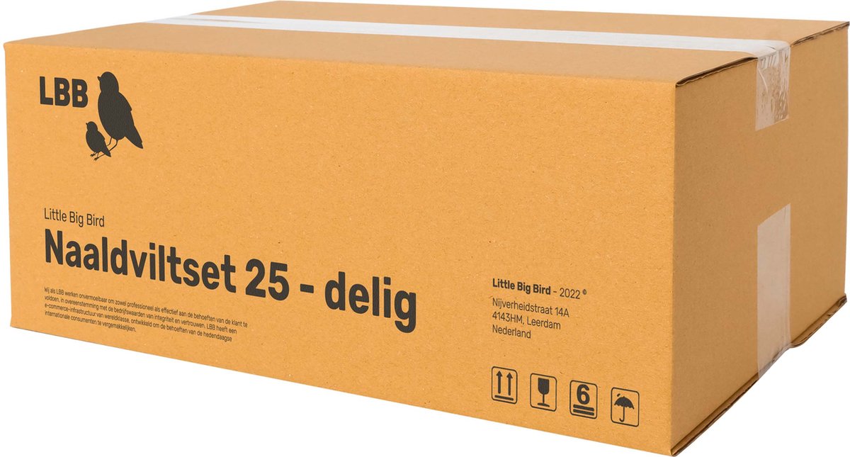 Naaldvilten - Starterset - 25 kleuren wol