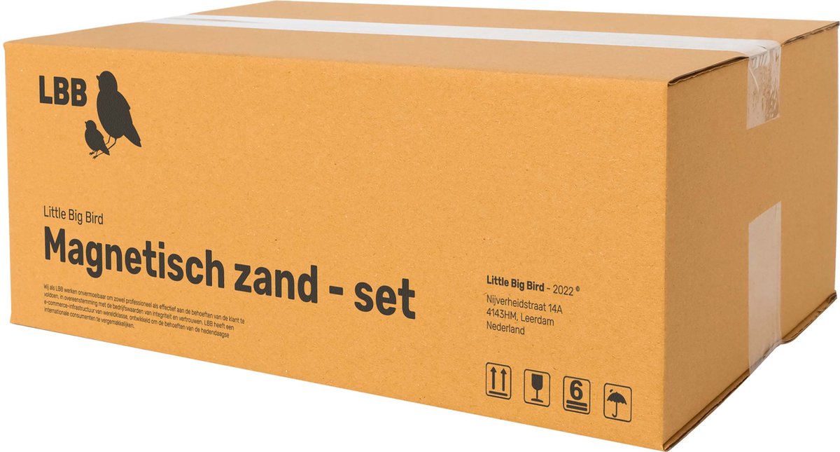 LBB - Magnetisch zand - 2KG - 5 kleuren