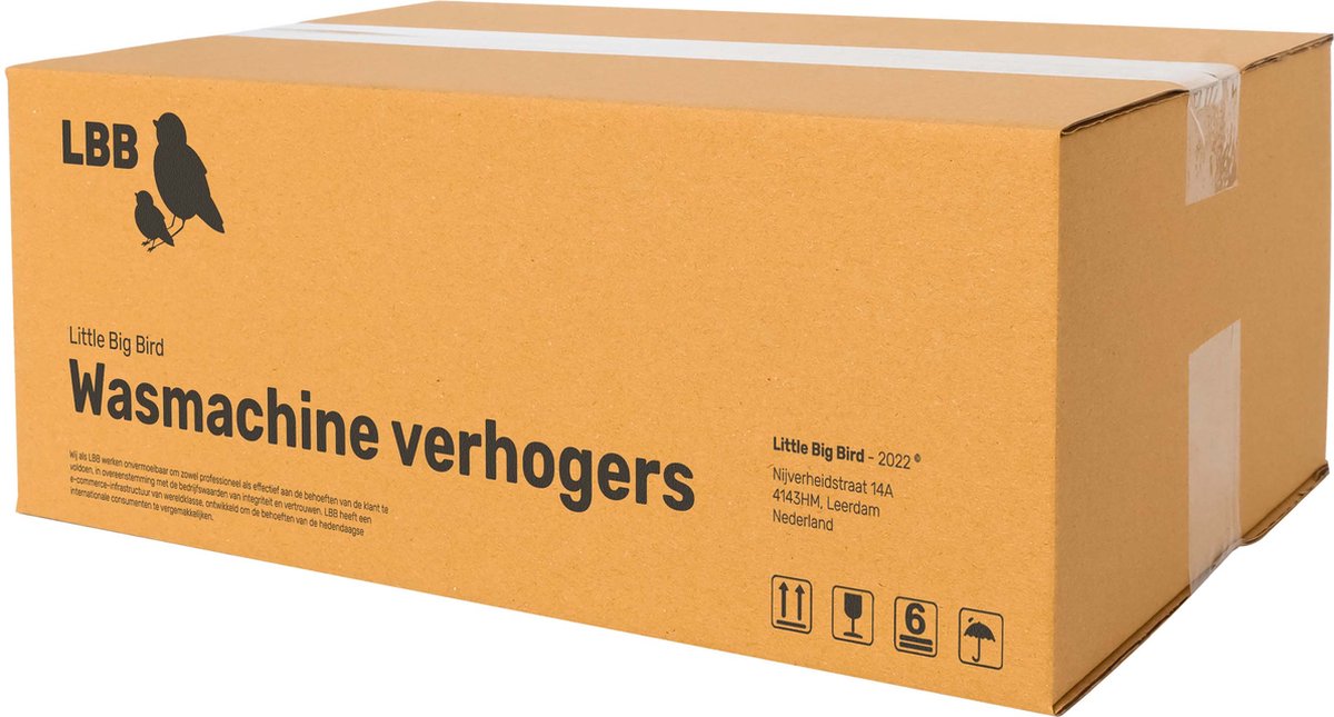 LBB - Wasmachine verhogers 8,5cm