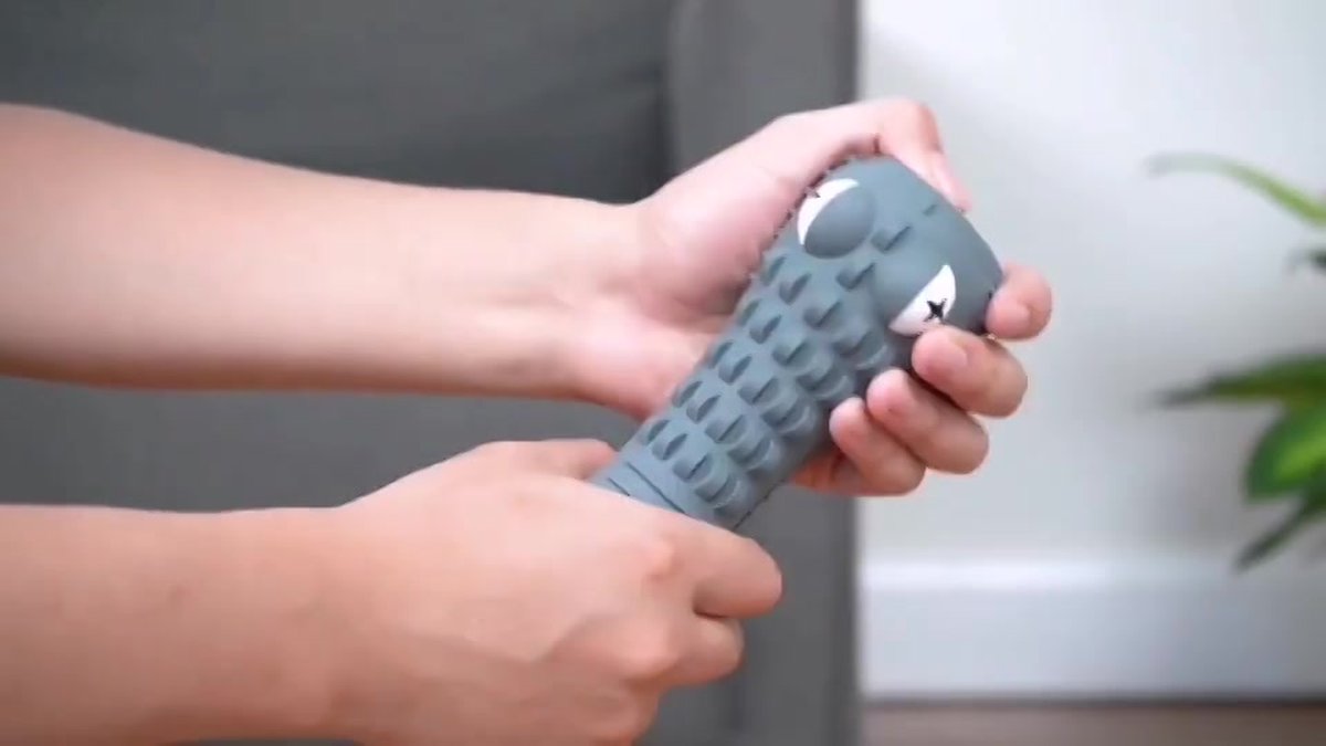 Dutchwide Tandenborstel Hond Melk Geur Smaak en Piep Honden Speelgoed Dog Toy - Krokodil Groen