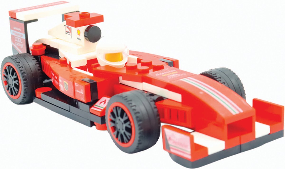 LBB Formule 1 race auto - 143 Bricks Bouwstenen