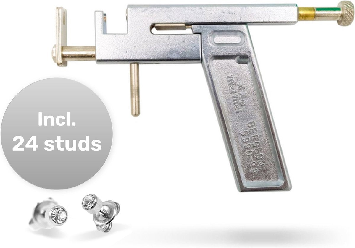 Oorbel schieter set - Metaal - Incl. Studs